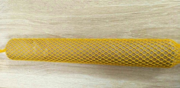 Blue Red Yellow Protective Netting Sleeve / Plastic Tubular Mesh Sleeves