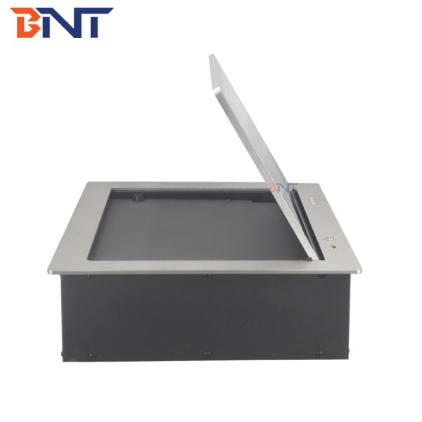 Conference Solution Desk Motorized Computer Monitor Lift Flip Up With Touch Screen