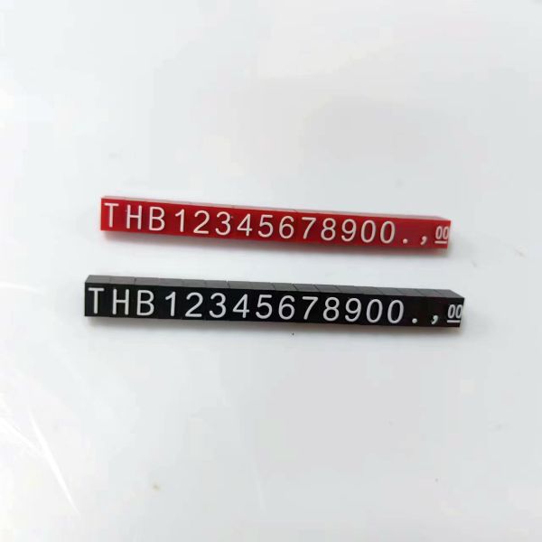 Medium 6*4mm Black and White Transparent Red Stand for Luxury Jewelry Collection