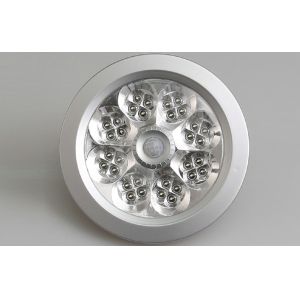 China 75000h Warm White PIR LED Ceiling Lights , Indoor Sensor Light wholesale