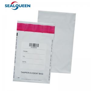 China Custom Design Security Deposit Mail Bag Plastic Tamper Evident Packing Bag For Shipping wholesale