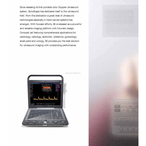 Portable 3D 4D Color Doppler USG&Sonoscape S9