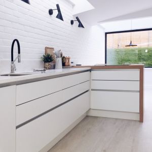 Handless Plywood PVC Kitchen Cabinet Modern Modular