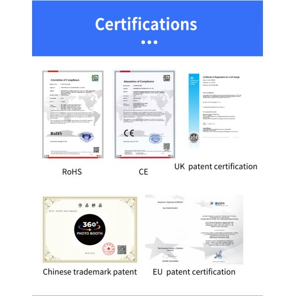 360 Degree Selfie Platform Business Photo Booth Camera Vending Machine for 1-6 People