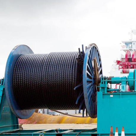 Galvanizing Triple Strand Twisted Steel Wire Rope Sling 22mm Fiber Core