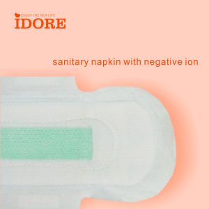 Feminine Protection Sanitary Napkins With Negative Ion