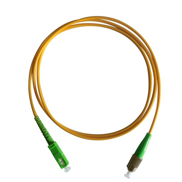 SC / APC Connector Fiber Optic Patch Cable , Duplex Web-scale PVC Cable