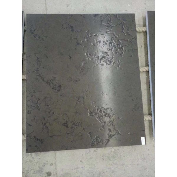 Dark Grey Marble Stone Flooring , Coffee Butterfly Marble Slab Stone Custom Size