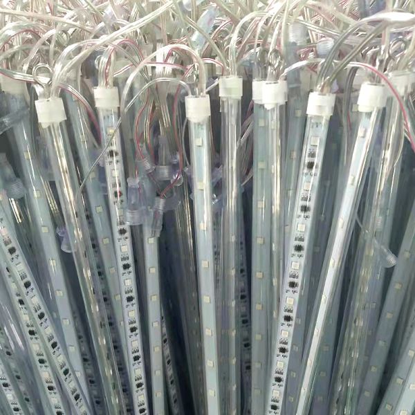 Bars KTV Hotels RGB 3D Meteor Tube Lights 360° Viewing Angle 3D meteor tube