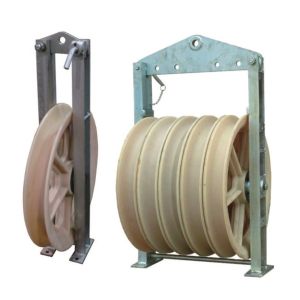 China Transmission Line 40KN 508mm Stringing Nylon Pulley Blocks wholesale