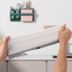 Offset Printing Clear 5 Pieces Roll Set Plastic Garbage Bag Custom Order from