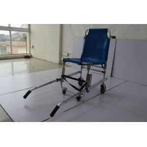 China 20in Wheeled Steps Manual Stair Climbing Wheelchair Stretcher Without Armrests wholesale