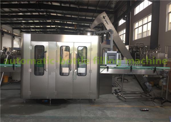 Quality Glass Bottle Mango Juice Hot Filling Machine / Aseptic Milk Bottle Filler for sale