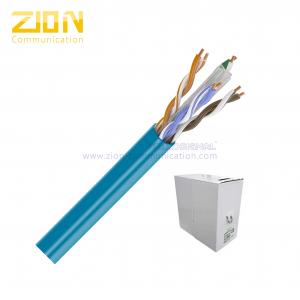 China UTP CAT6 Network Cable , Gigabit Ethernet Cable With Solid Bare Copper Conductor wholesale