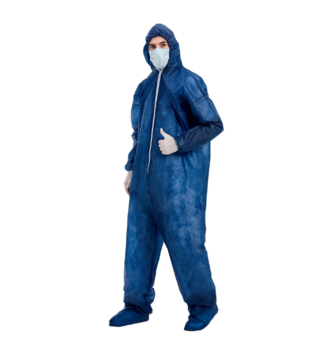 PE Disposable White Overalls , Full Body Disposable Coveralls OZONE