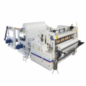 China PLC 200m/min Tissue Paper Slitting Machine Rewinding Toilet Roll wholesale