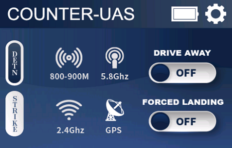 IP55 Handheld Drone Detection Device Support Direction Finding Function With Jammer
