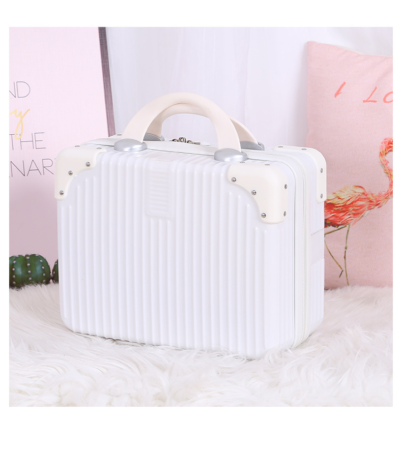 14 inch makeup bag Storage bag on the suitcase short-term women's travel bag toiletry bag business trip cosmetic box can be hung with password box