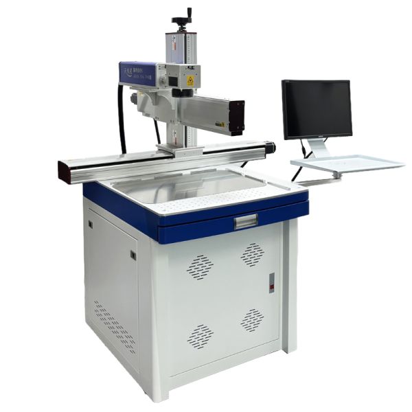 Multi Axis Laser Marking Machine with ±0.02mm Precision for Metal Chips