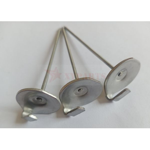 38mm Metal Self Locking Washers Square Type For Insulation Pins