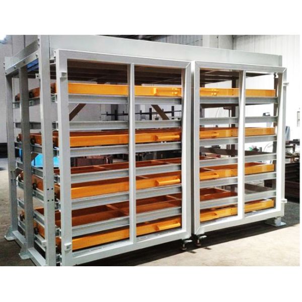 B39 Roll-Out Sheet Rack Drawer Racking Steel Plate Racking Heavy Duty Warehouse Storage Rack