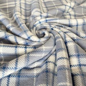 China Polyester Classic Plaid Printed Super Soft Fabric For Shoes Clothes Pillowslip wholesale