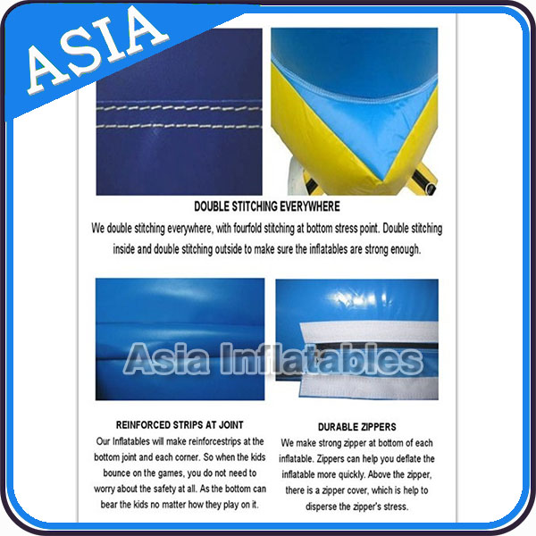 Outdoor Commercial Inflatable Ground Water Park Slide with Pool , Moving Water Park