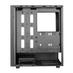 ETEK - PC Mid Tower Case Irregular and Mesh Front Panel with ARGB LED Strip