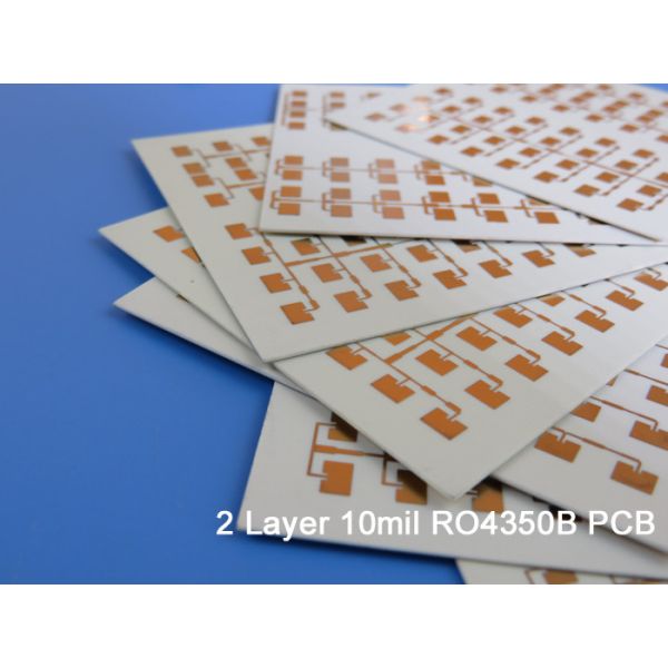 High frequency PCB Rogers 10mil 0.254mm RO4350B Double Sided RF PCB