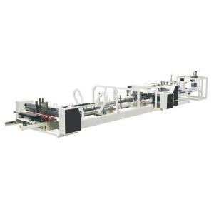 Semi-auto Carton Box Stitching Machine, Carton Box Folding + Stitching +
