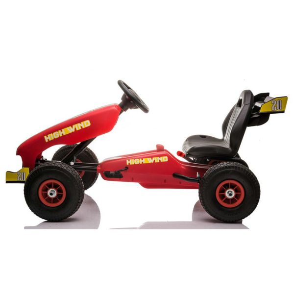 Popular Inflatable Wheel Ride On Pedal Go-Kart Car for Children Age Range 2 to 4 Years