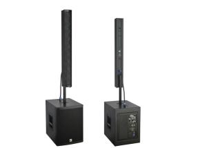 China Theatre Array Sound Column Speakers , Active Column Line Array System Musical Speaker wholesale