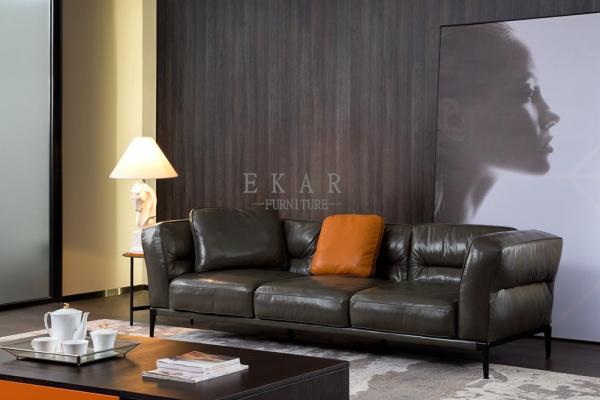 Quality Home Latest Design Set 4 Seater Modern Leather Sofa for sale