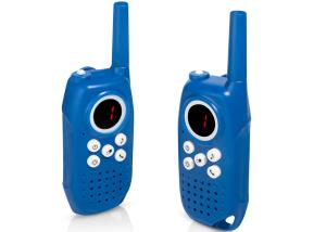Built In Flashlight Long Distance Walkie Talkie With Modern Compact Design