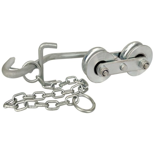 Zinc Silver Banana Cableway Roller ISO9001 SGS