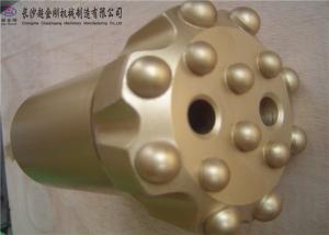 High Efficient Rock Drilling Tools Threaded Drill Bit For Quarrying / Or Mining