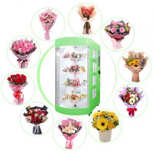 China Florist Flower Vending Machine Shopping Mall Airports Subways Railway Stations wholesale