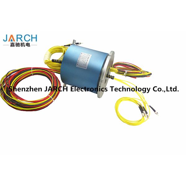 FORJ / Fiber Optic Rotary Joint Subsea Connector 4 Channels 6 Circuits Electro Slip Ring For ROV AUV