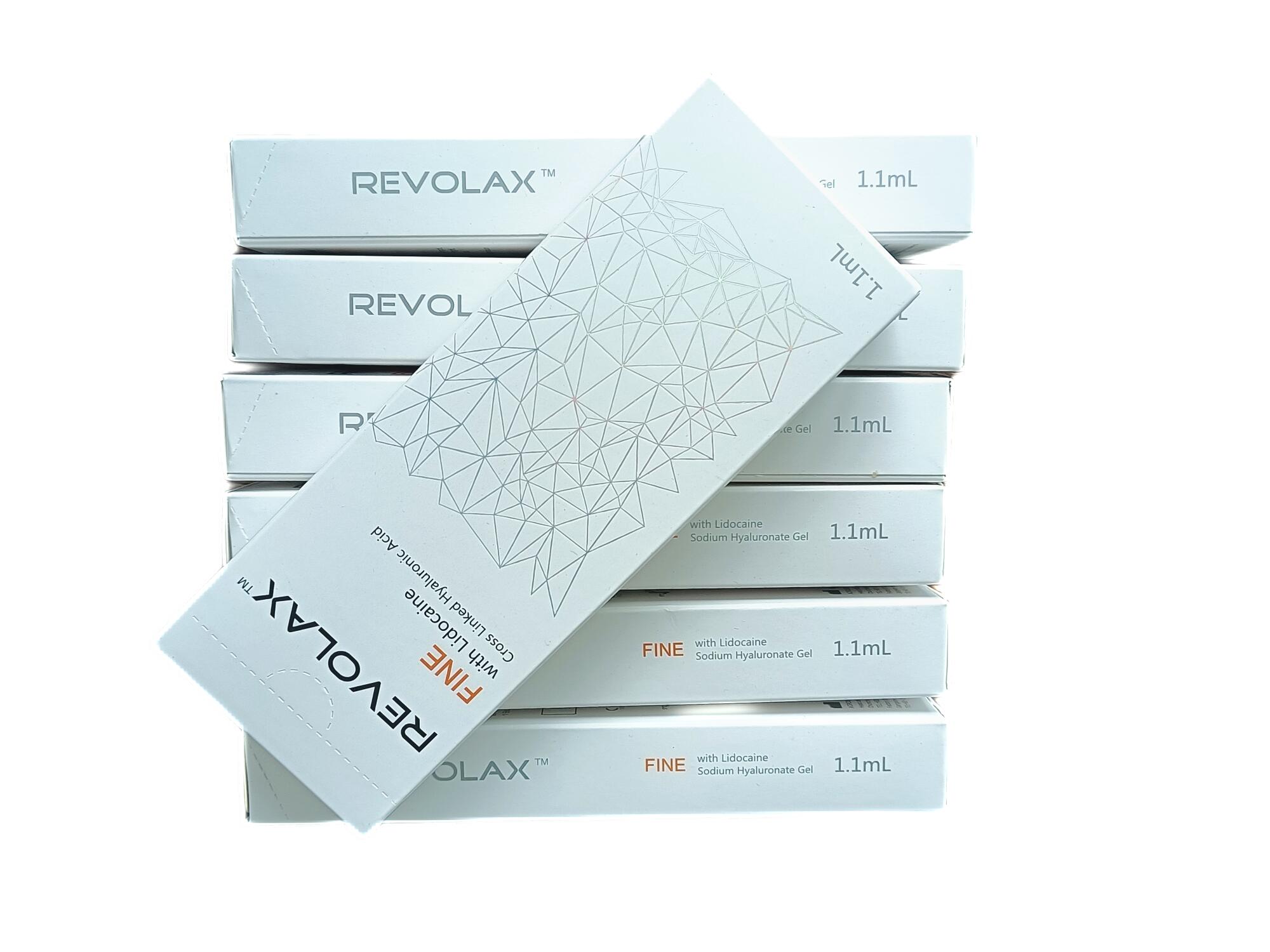 Syringe Packaging Hyaluronic Acid Revolax Dermal Filler To Fill Facial Lips