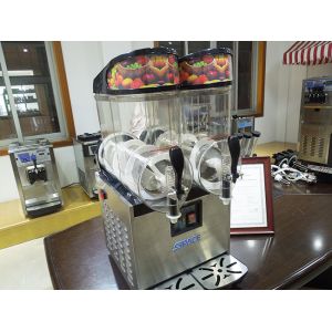 Commercial Frozen Granita Machine / Smoothie Slush Machine With Two Bowl