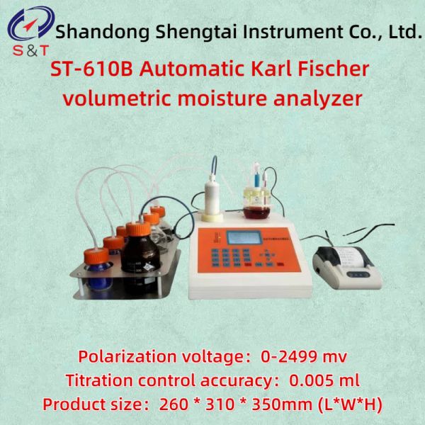 Automatic Karl Fischer Volumetric Moisture Analyzer RSD ≤ 1.0% Average Time 3 Min