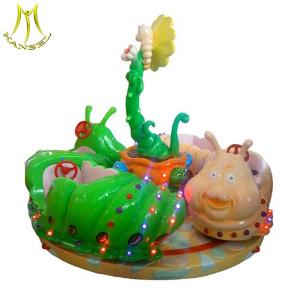 China Hansel large electronic fiberglass flower carousel ride for kids wholesale
