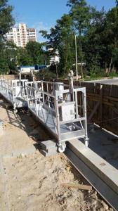 China Ltd hoist suspended platform , construction lifting gondola , zlp suspended rope cradle , aluminum scaffolding wholesale
