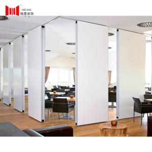 China Office 40db Acoustic Movable Partition Wall With POM Hanging Wheels wholesale
