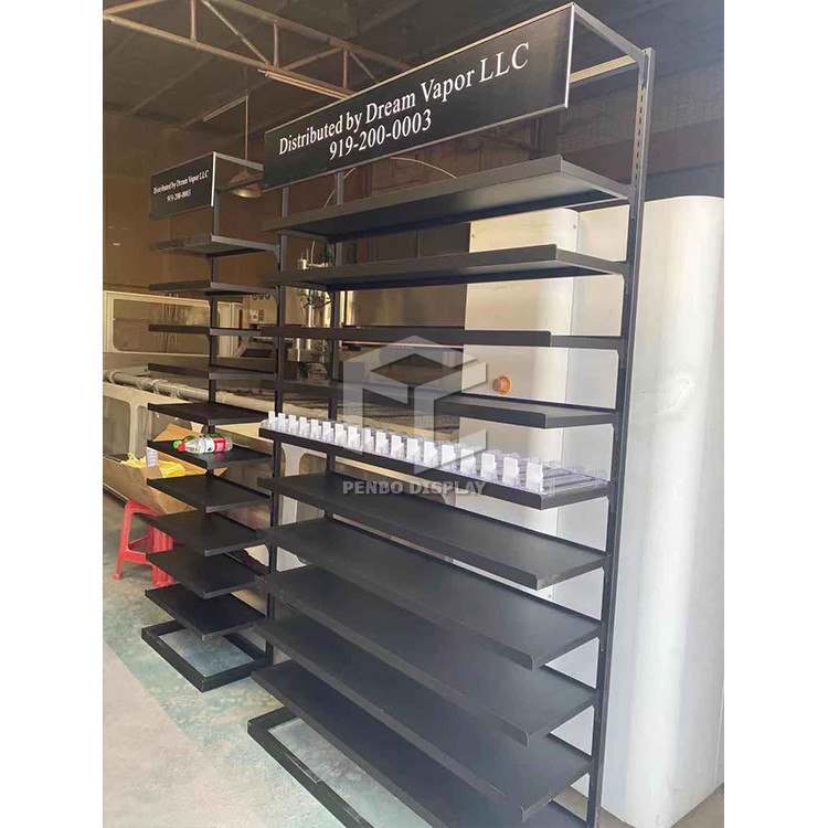 China ODM Cigarette Store Display Shelf EPE Foam Powder Coated wholesale
