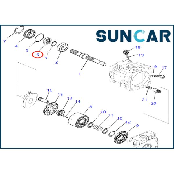 708-3S-12150 7083S12150 Oil Seal Fits For Komatsu D39EX-22 S/N 3001-UP