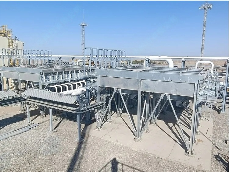 Fin Tube Bundle Forced Draft Air Cooled Heat Exchanger With API And ASME Fabrication Code As Cooler And Condenser