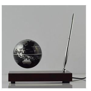 China Magnetic Levitation Floating bottom 4inch globe with pen wholesale