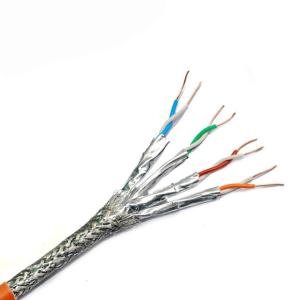 China 40G 2000Mhz CAT8 CAT7E Ethernet LAN Cable Double Shielded FTP wholesale