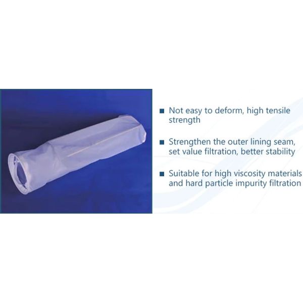 Nylon PE PP Oil Removal Liquid Filter Bag Cylinder Shape Eco - Friendly
